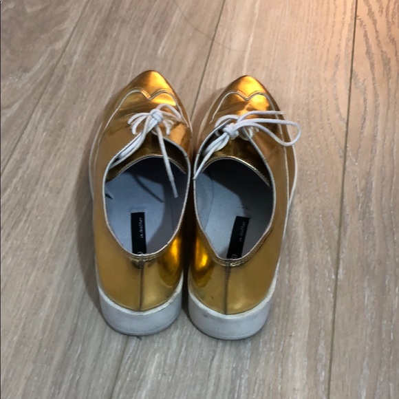 Metallic gold loafers - Picture 2 of 3